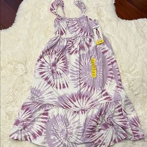 32 Degrees Purple and White Kids Casual Dress